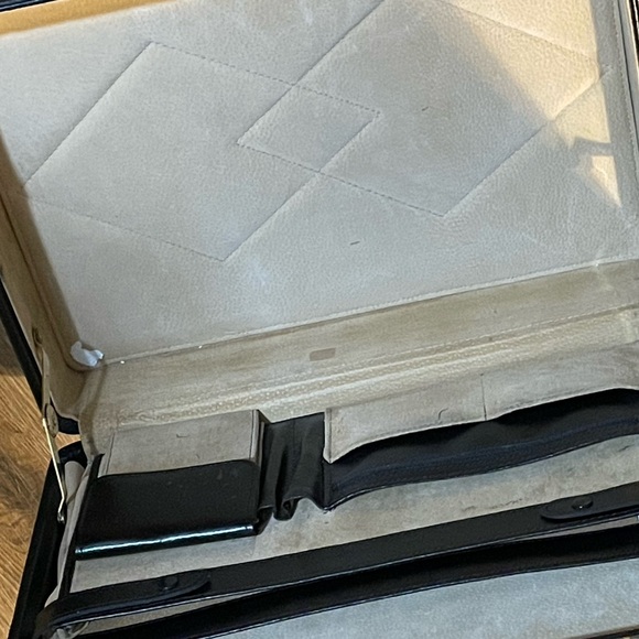 Vintage Attaché Hard Sided Briefcase RARE 1980s Black - Picture 5 of 6